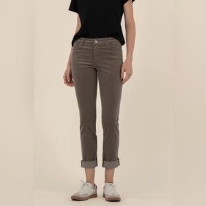 Kut from the Kloth : Katherine Boyfriend Corduroy pants - WHITE